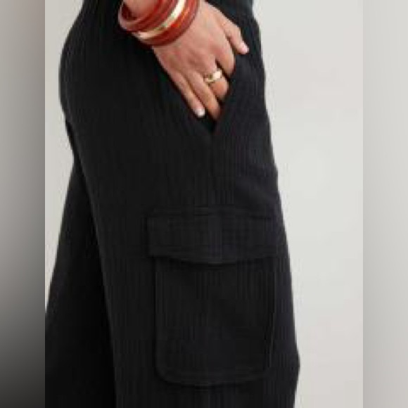 Aerie “pool to party” cargo pants, black/small - Picture 2 of 4